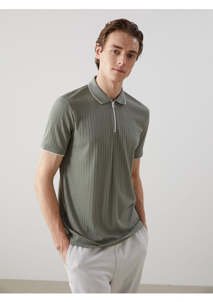 Yeni Sezon Polo Yaka Kisa Kollu Erkek Tisort - S53481Z8