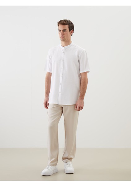 Yeni Sezon Regular Fit Gofre Erkek Gomlek - S5BD70Z8
