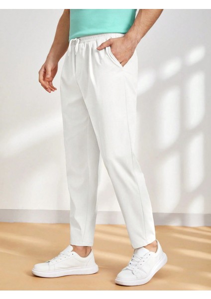 Erkek Pantolon Beli Lastikli Jogger Pantolon Cepli Fit Pantolon Erkek-Jogger modelleri