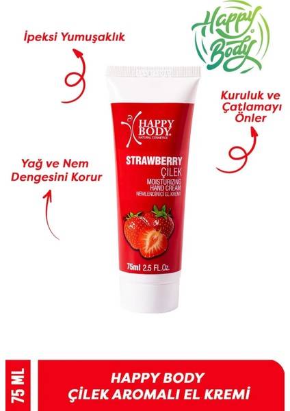 Çilekli El Kremi 75 ml modelleri