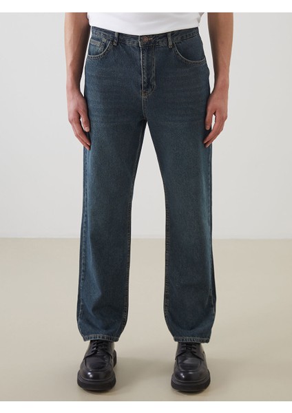 Yeni Sezon Loose Fit Erkek Jean Pantolon - S5OK09Z8 fiyatları