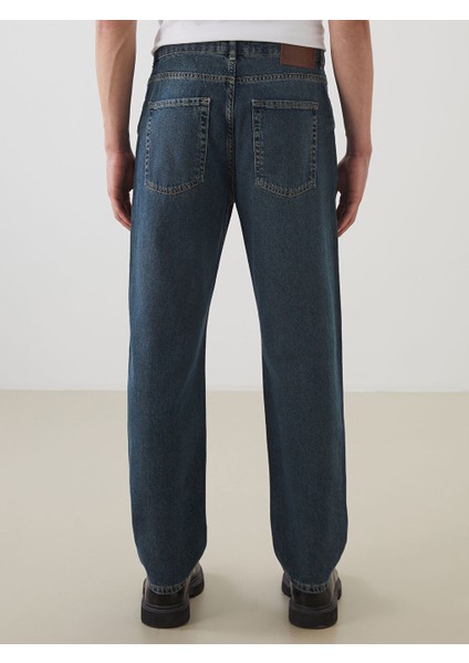 Yeni Sezon Loose Fit Erkek Jean Pantolon - S5OK09Z8 fırsatları