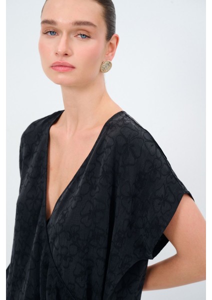 V Yaka Kruvaze Bluz fiyatları