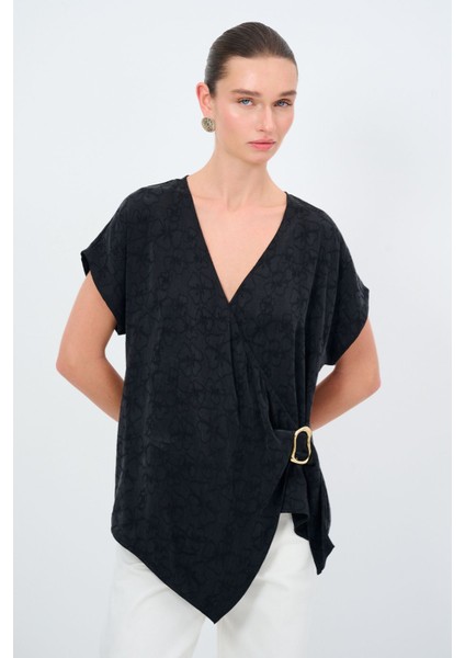 V Yaka Kruvaze Bluz indirimleri