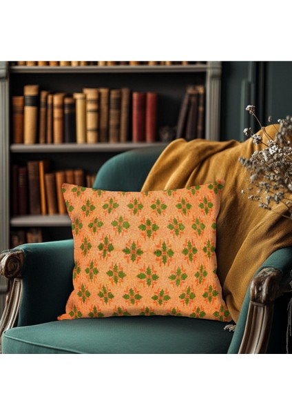 Kilim Desenli Kırlent – Etnik Tarz El Yapımı Görünüm