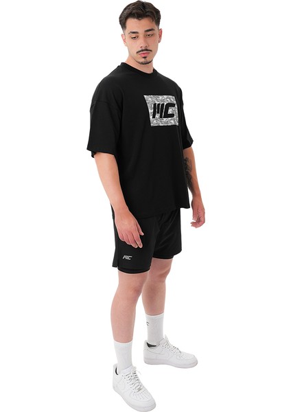 Tactical Heavyweight Oversize T-Shirt Siyah modelleri
