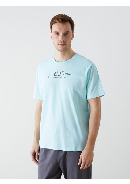 Yeni Sezon Standart Kalip Erkek Pijama Takimi - S5GL84Z8