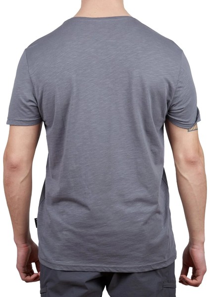 Yazlık Kısa Kol Antrasit Basic Tshirt modelleri