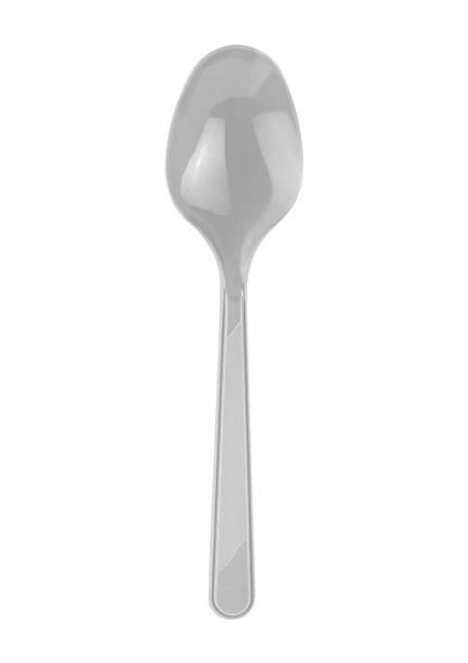 23 Cm. Plastik Mika Gümüş Sorfa Piknik Seti - 72 Kişilik Tabak Bardak Çatal Kaşık Takımı indirimleri