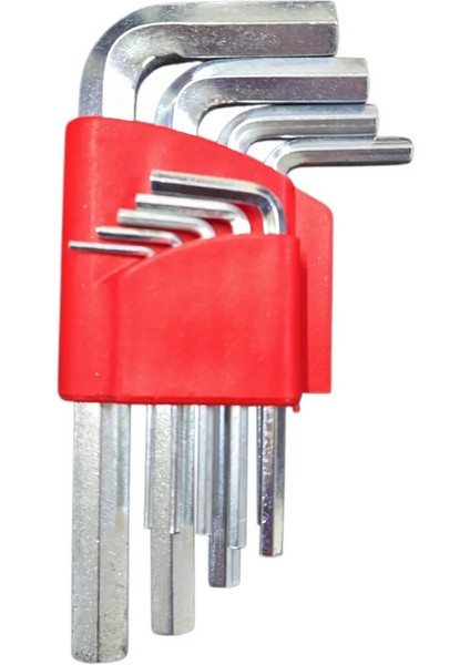 MG620015TK 9 Parça Kısa L Allen Anahtar Takımı/seti