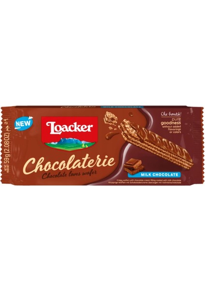 Chocolaterie - Crispy Wafers With Milk Chocolate 59G