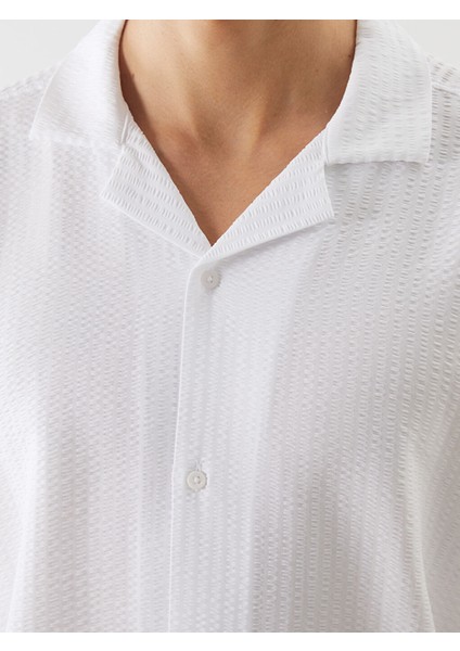 Yeni Sezon Regular Fit Kisa Kollu Erkek Gomlek - S5J471Z8