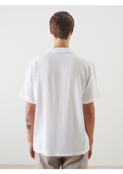 Yeni Sezon Regular Fit Kisa Kollu Erkek Gomlek - S5J471Z8