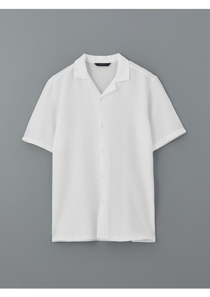 Yeni Sezon Regular Fit Kisa Kollu Erkek Gomlek - S5J471Z8