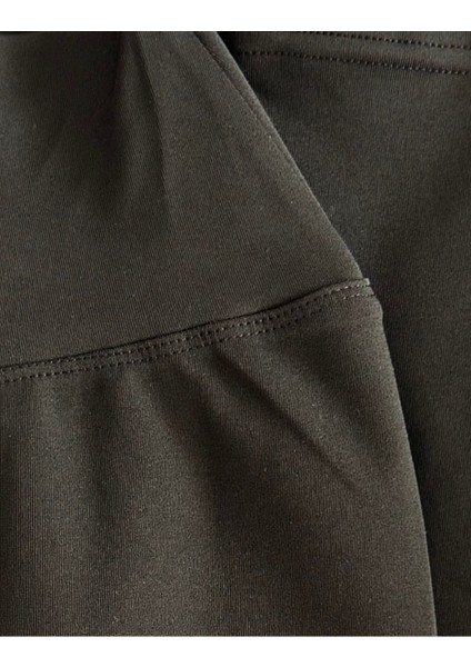 Toparlayıcı Yüksek Bel Kadın Günlük Spor Parlak Tayt ( Siyah, 2xl )
