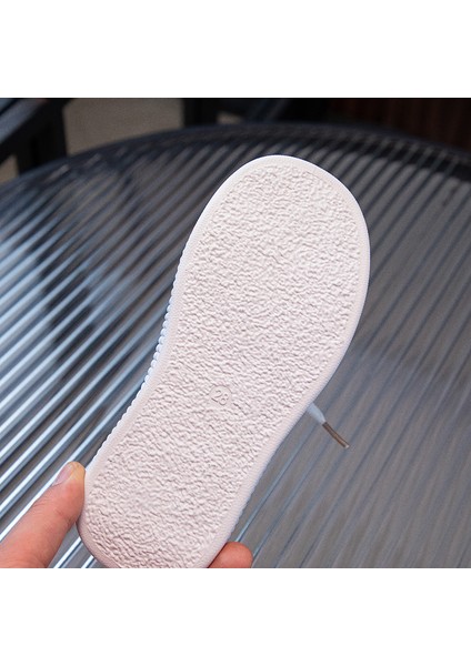 Junisteps Düz Tabanlı Kaymaz Tabanlı Yumuşak Kanvas (Keten) Çocuk Spor Ayakkabı - Siyah