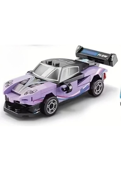 Stil Spor Araba Süper Yapı Blokları Modeli Yarış Arabası Model