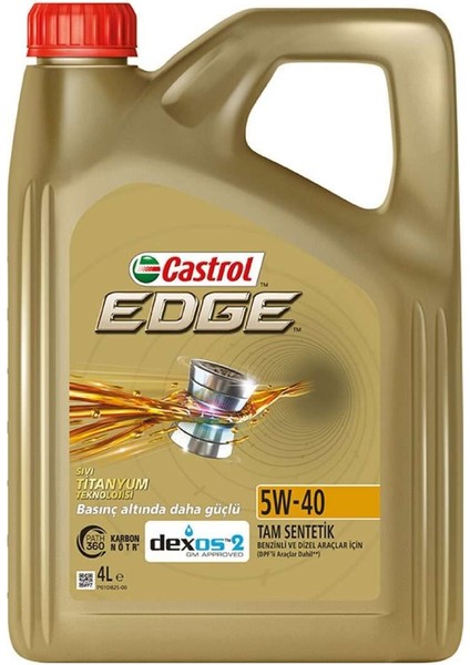 Edge 5W-40 Motor Yağı 4 Lt