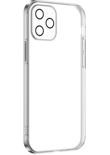 iPhone 12 Pro Kılıf Iktk Krep Kapak-Renksiz