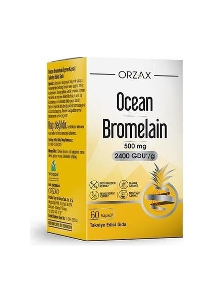 Ocean Bromelain 60 Kapsül 8697595874233