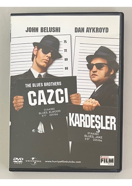 Cazcı Kardeşler (The Blues Brothers) DVD (Orjinal Dönem Baskı Dvd)
