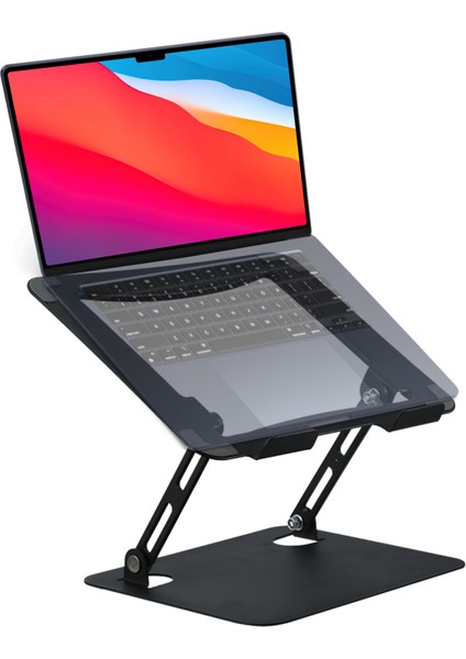 Yüksekliği Ayarlanan Alüminyum Ergonomik Laptop Standı, Laptop Yükseltici 10” ~ 17”