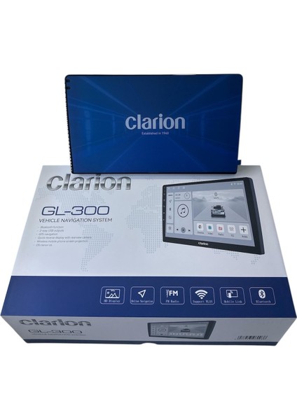 Clarion GL-300 9'' Çerçevelere Uyumlu Tam Profesyonel (Tesisat) Multimedya (Orj)