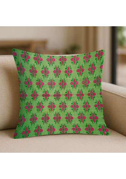 Etnik Halı Desenli Kırlent – El Yapımı Hissi fiyatları