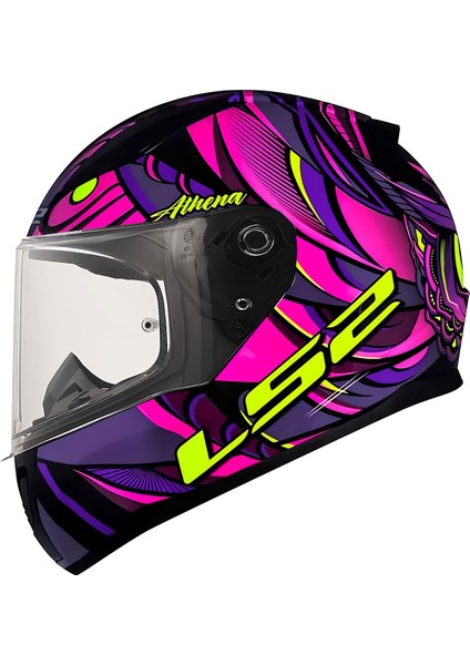 Rapıd 2 Athena Siyah-Mor Kask modelleri