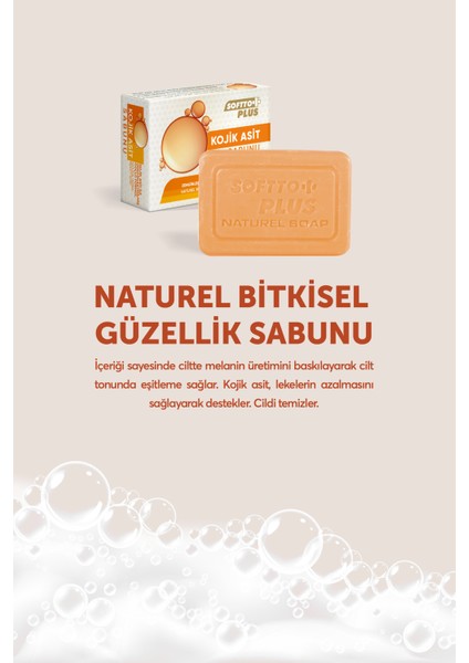 Cilt Tonu Eşitlemeye ve Leke Görünümünü Azaltan Kojik Asit Sabun fiyatları