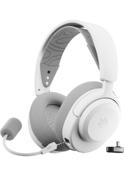 Arctis Nova 3p Wireless Beyaz Gaming Kulaklık - Mobil Uygulama ile Kontrol - 40 Saat Pil Ömrü Ps5, Ps4, Pc, Switch, Mobil Uyumlu