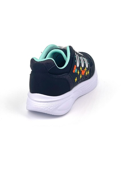 Kadın Su Yeşili Fileli Günlük Rahat Sneaker Spor Ayakkabı