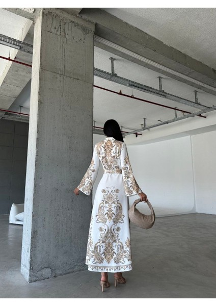 Ithal Babel Kumaş Elbise (Kemer Dahildir) modelleri