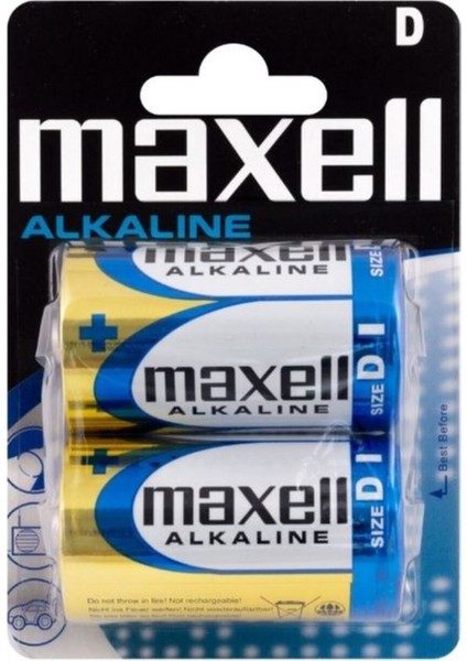 LR20 Alkalin Pil- 2 Adet (Boyut- D)