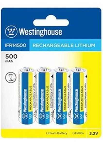 IFR14500 3.2V 500MAH Lifepo4 Solar Pil