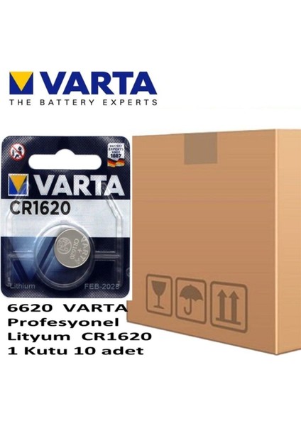 Elektronik Cr 1620 Lityum 6620 10 Adet