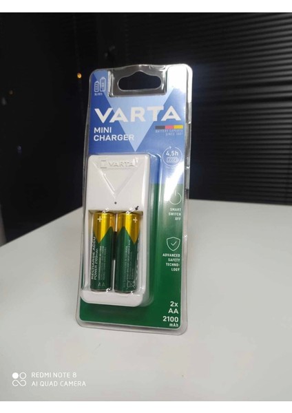 Pil Şarj Aleti 2X2100 Mah 2 Adet Pilli