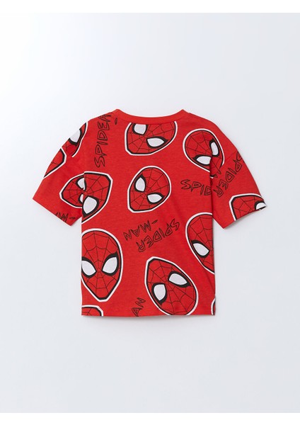 Yeni Sezon Bisiklet Yaka Spider-Man Baskili Erkek Cocuk Tisort - S5CI45Z1 fiyatları