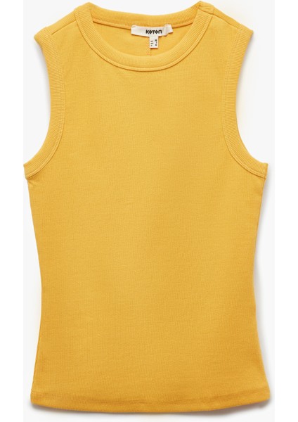 Yeni Sezon Slim Fit Pamuklu Bisiklet Yaka Atlet