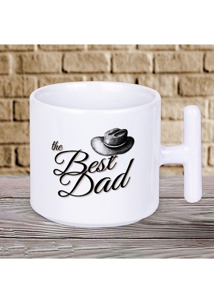 The Best Dad Yazılı Babalar Günü T Kupa Bardak