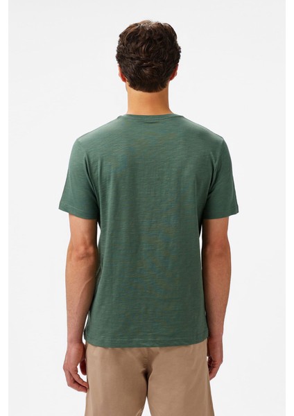 Erkek Regular Fit T-Shirt - Yeşil fiyatları