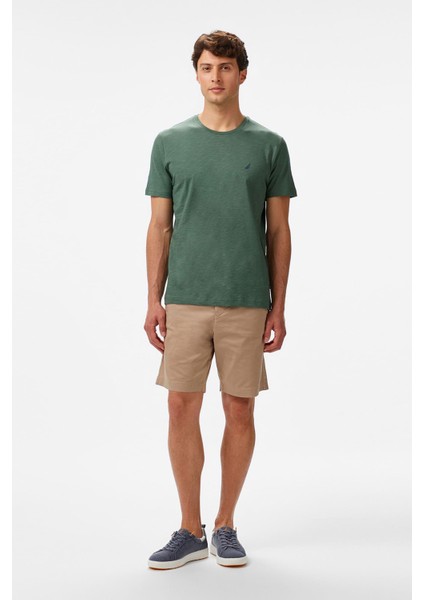 Erkek Regular Fit T-Shirt - Yeşil modelleri