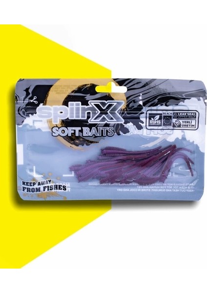 Sandworm Lrf Silikon 6cm 18P Renk: D.n