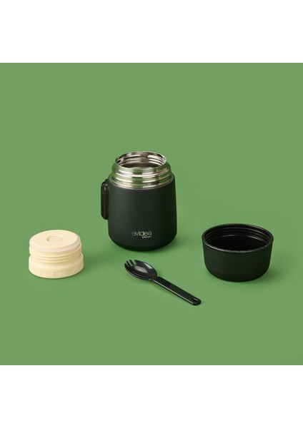 Kitchen Yemek Termosu - Siyah - 500 ml