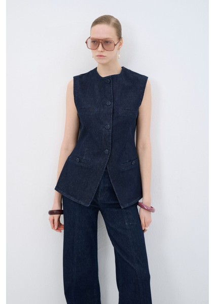 Denim Yelek