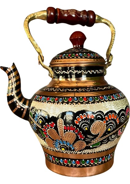 Erzincan El Işlemesi Nostaljik Bakır Çaydanlık fırsatları