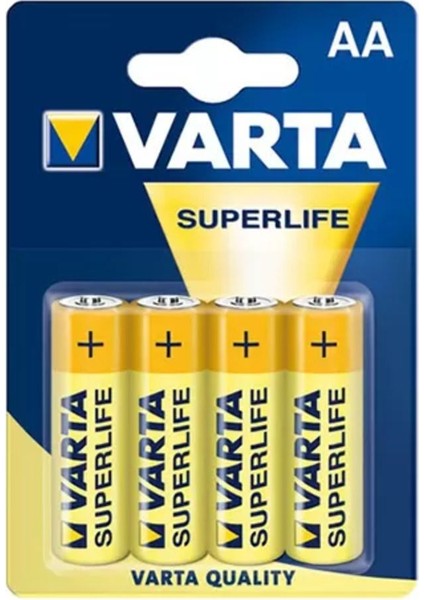 Kalın Çinko Pil 4'lü