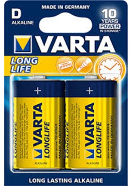 Longlife Alkalin D Büyük Boy Pil fiyatları