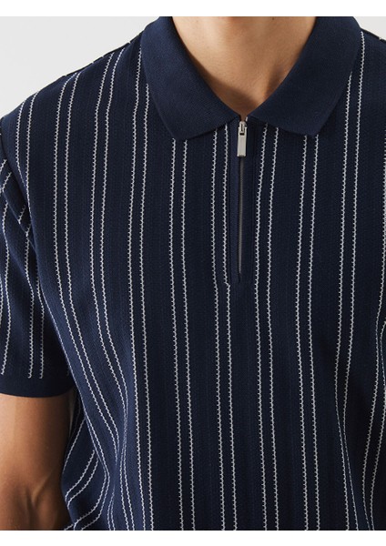 Yeni Sezon Polo Yaka Cizgili Erkek Tisort - S5FV03Z8 modelleri
