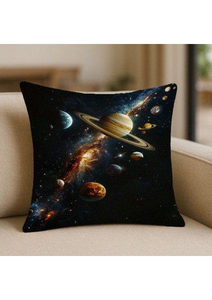 Smanyolu Desenli Desenli Kırlent Kılıfı – 43X43 Cm, Çift Taraflı, Fermuarlı, Yıkanabilir